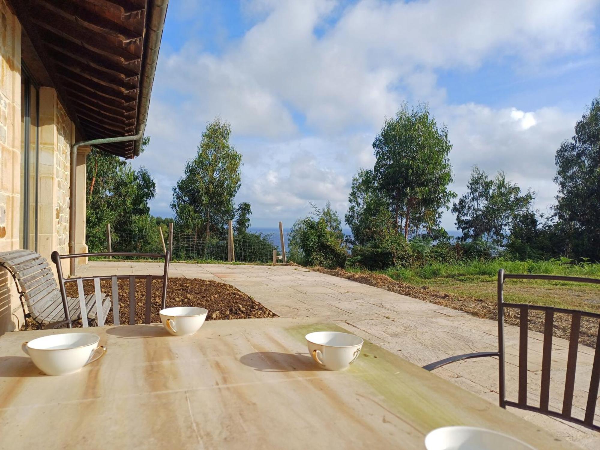 Amplio Apartamento Con Jardin En Villa Haritza Con Vistas Al Mar Ea Buitenkant foto